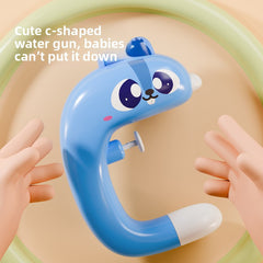 Mini Summer Water Play Cartoon Water Gun Drifting Small Water Gun Toy