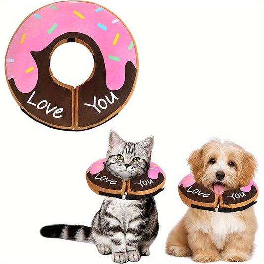 Inflatable Dog Donut Collar for Post Surgery Recovery