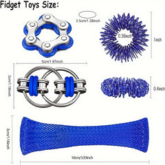 8pcs Sensory Decompression Toy Pack Anxiety & Stress Relief Tool