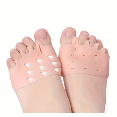 2 Pairs Silicone Forefoot Pad Cushion Gel Insoles Toe Separator Hallux Valgus