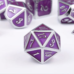 Gamer Metal Dice Set for Role Playing & Board Games