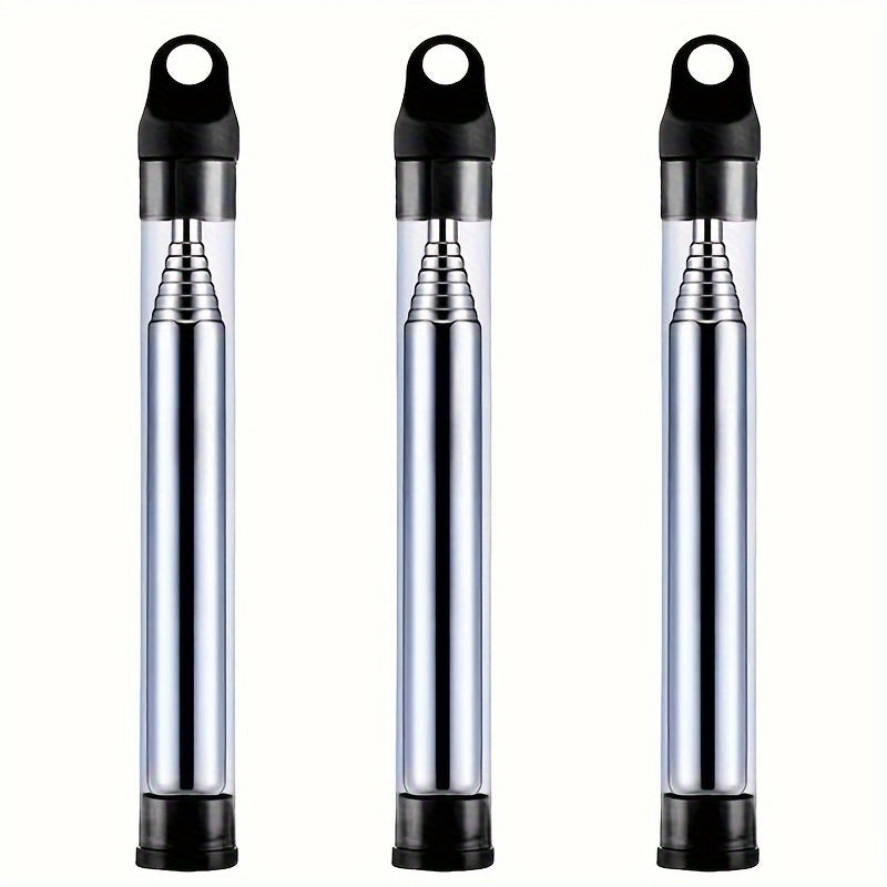 3pcs Stainless Steel Blowpipe Camping Fire Tools Retractable Blowtorch