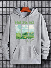 'Masked' Print Hoodie for Men