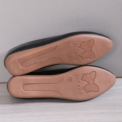 Women's Pointed Toe Ballet Flats Soft Slip-On Shoes