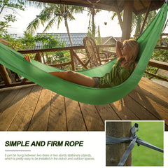 Ultralight Double Hammock for Backpacking Travel Hiking Beach