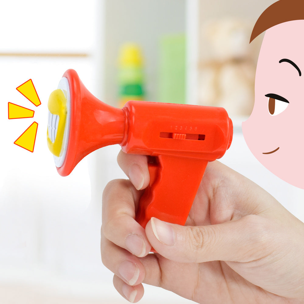 Colorful Kids Voice Changer Toy Handheld Megaphone 6 Sound Effects ABS Material