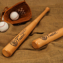 Hardwood Baseball Bat 4 Sizes for Practice and Games
