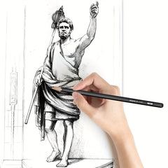Marie's Sketch Pencil Set - Charcoal & Drawing Pencils 12pcs