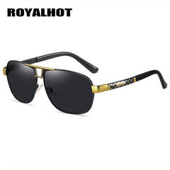 RoyalHot Men's Polarized Sunglasses Metal Frame Mixed Driving