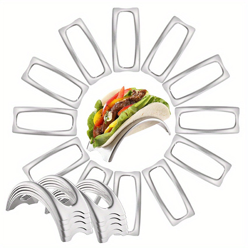 304 Stainless Steel Taco Holder Reusable Taco Stand Rack Washable Taco Stands