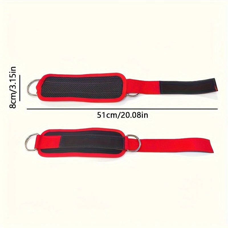 Adjustable Ankle Strap Double D Ring Anti Sprain Fitness Ankle Strap