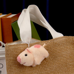 24pcs 4 inch Mini Pig Plush Toy Animal Party Gift Pig Keychain Backpack