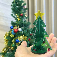 Mini Christmas Tree Resin Decorative Gift Landscape Supplies