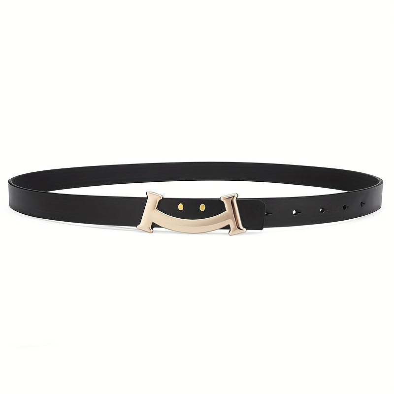 Men's Smiling Face Belt For Jeans Pants