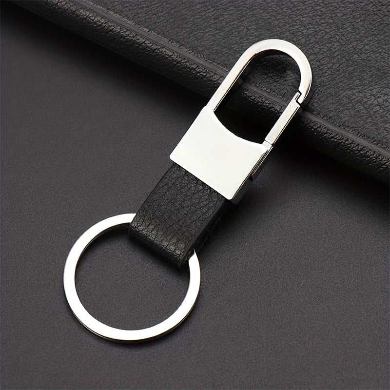 2pcs Leather Keychain Creative Gift For Men