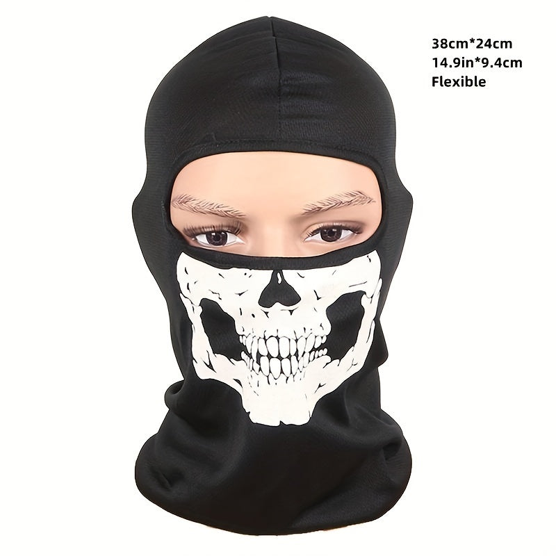 Skull Pattern Balaclava Mask Cycling Hat Snowboard Ski Face Cover