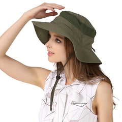 Adjustable Bucket Hat Mesh Summer Boonie Hat