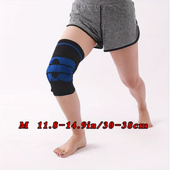 Silicone Spring Full Knee Protector Inner Side Patella Compression Meniscus