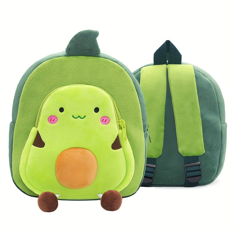 Kids Cartoon Veggie Fruit Schoolbag Backpack