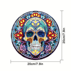 Skull Pattern Artificial Diamond Painting Kit DIY 5D Diamond Art Kit