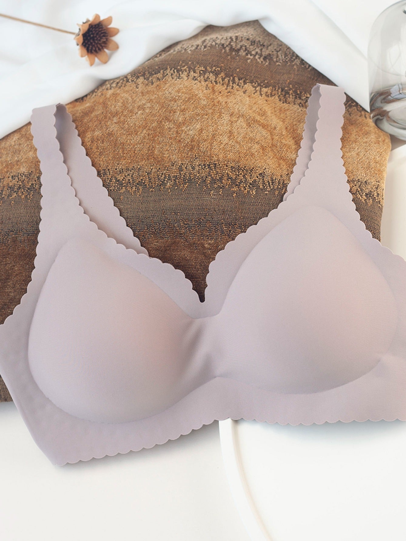 Seamless Push Up Bra Solid Color