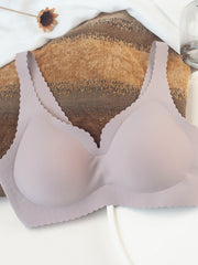 Seamless Push Up Bra Solid Color