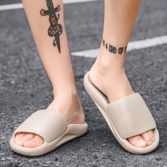 Men's Cloud Slides Lightweight Comfort Slippers Open Toe Anti Skid Sandals