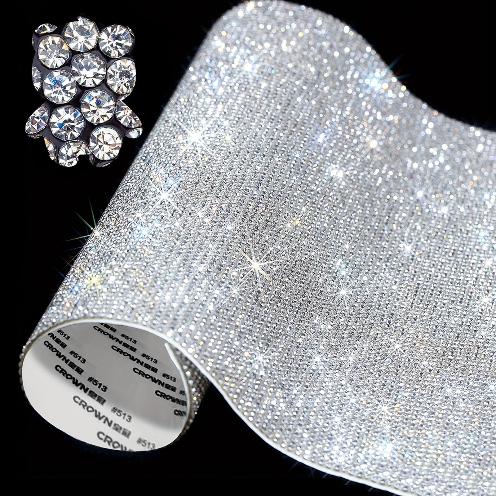 Self Adhesive Rhinestone Stickers for DIY Clothing Shoes Bags Crafts