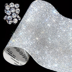 Self Adhesive Rhinestone Stickers for DIY Clothing Shoes Bags Crafts