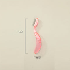 Metal Folding Eyelash Comb for Grooming Eyebrow & Eyelash