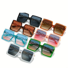 Men's Oversized Square Sunglasses UV400 Protection