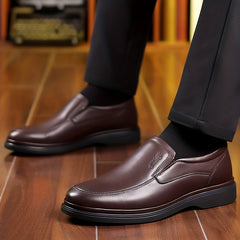 Men's PU Leather Loafer Shoes Non-slip Slip On Shoes