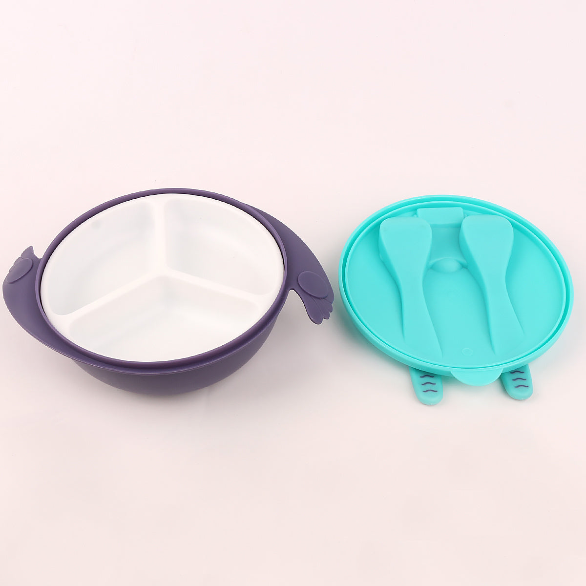 2 Layer Baby Feeding Tableware Set