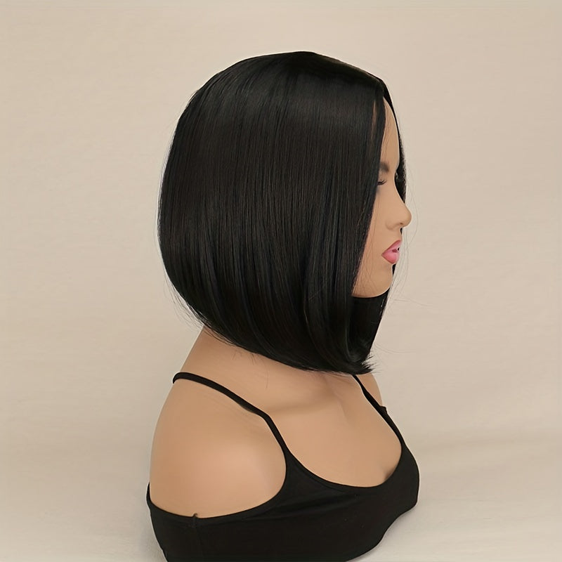 Multicolor Short Bob Straight Hair Wigs 30 48 Cm Shoulder Length