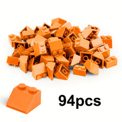 94pcs 2x2 Beveled Building Toy - Great Gift for Boys