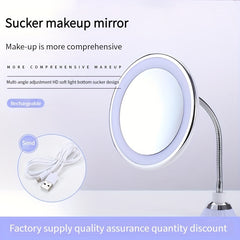 Dimmable LED Lighted Vanity Mirror with 5X Magnification