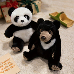 Panda-like Bear Plush Toy Soft Stuffed Animal for Kids Boys Girls