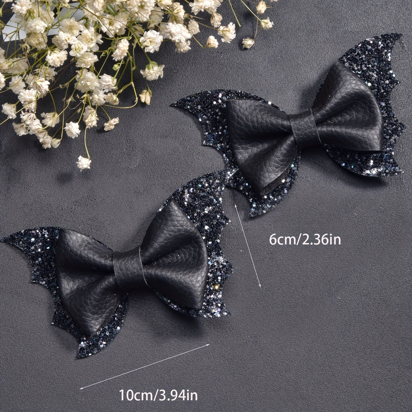 Girls Cartoon Sequin Bow Hair Clips for Party