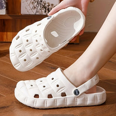 Women's Hollow Out Clogs Breathable Slip On Soft Sole Shoes