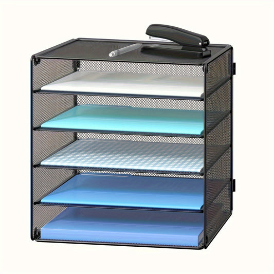 5 Tier Desk Organizer Tray Paper Organizer Storage