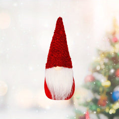 1pc Christmas Tree Hanging Gnome Ornament Plush Santa Home Decor