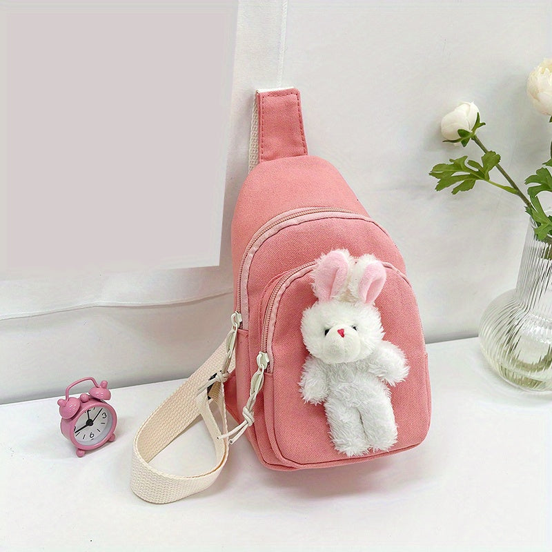 Kids Rabbit Messenger Bag Travel Coin Purse
