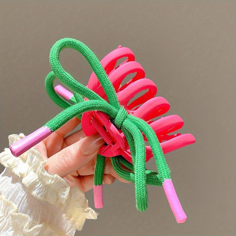 Braided Rope Claw Clip Hair Clip for Girls Kids Hair Accessories