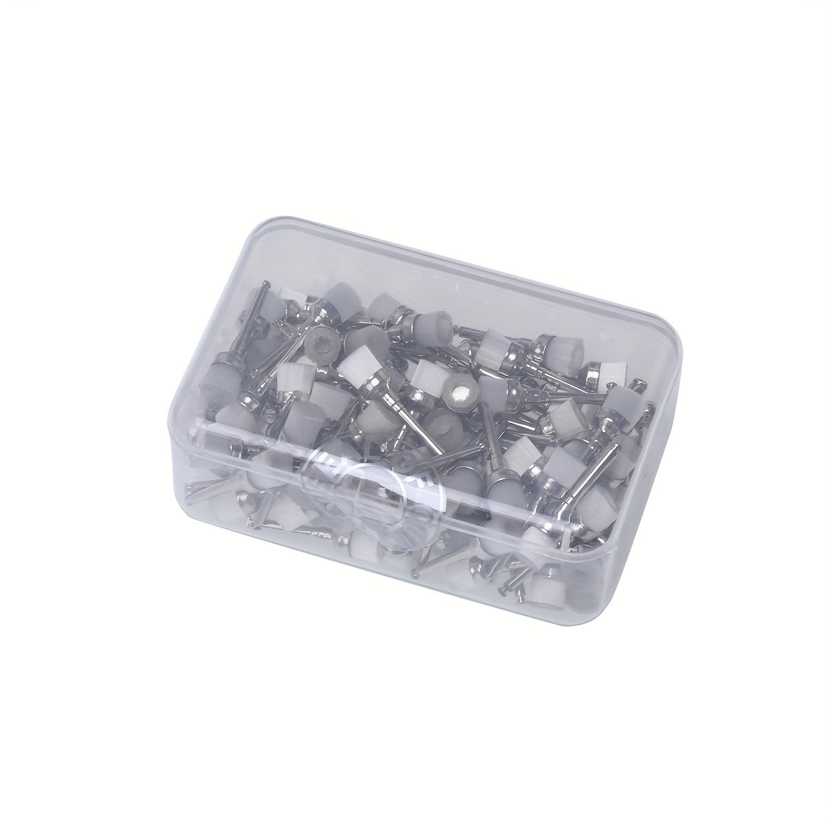 100pcs Dental Prophy Brush Colorful Nylon Polishing Brush