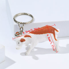 Adorable Farm Animal Keychain Set