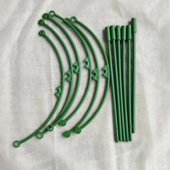 Adjustable Green Plant Support Stake for Garden - Metal Plant Trellis