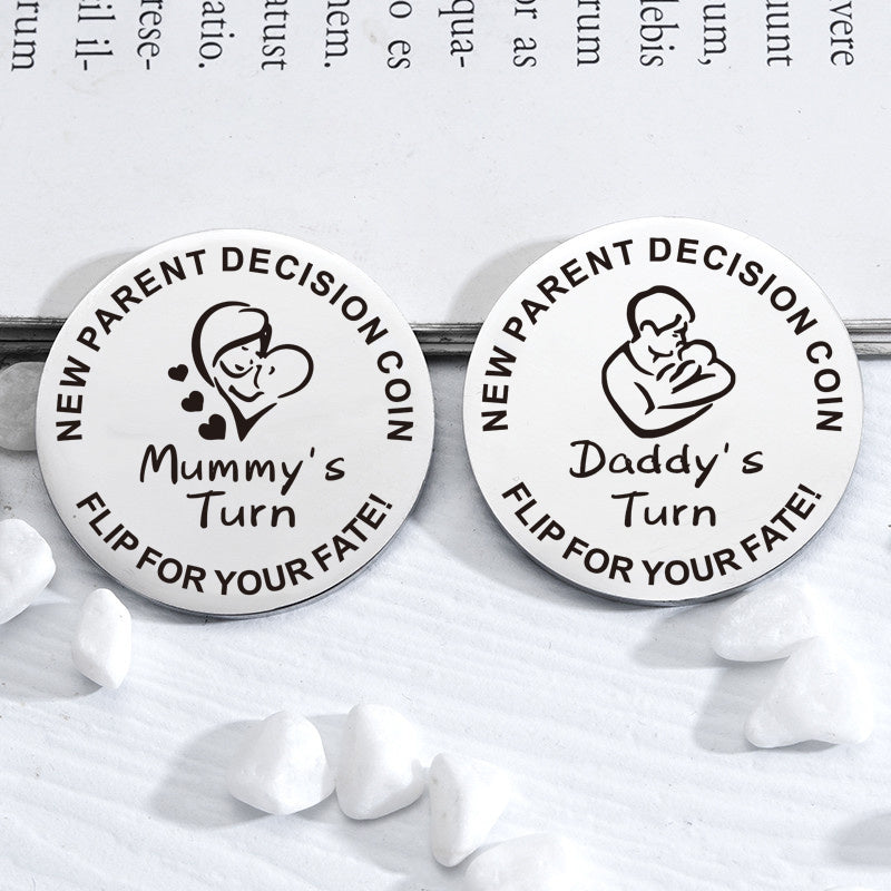 Baby Decision Making Coin - Parenting Tool for Important Choices