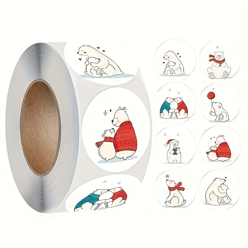 500pcs Cartoon Animal Stickers Box Seal Sticker