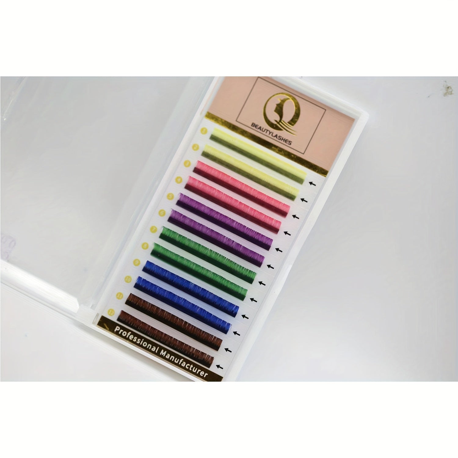 Colorful Lashes 0.07mm Eyelash Extension 8-15mm Mix Soft False Eyelashes