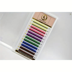 Colorful Lashes 0.07mm Eyelash Extension 8-15mm Mix Soft False Eyelashes